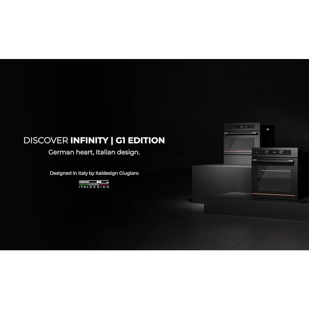 TEKA ML 82 INFINITY G1 ITALDESIGN TASARIM ANKASTRE MİKRODALGA FIRIN MATT BLACK GLASS
