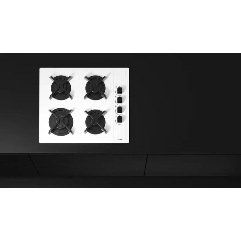 TEKA GBC 64002 KBC WH 60CM GAZLI BEYAZ CAM OCAK
