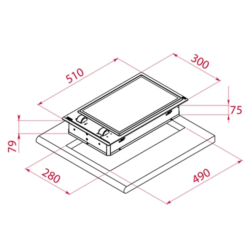 TEKA YZC 32600 XFL BK TEPPANYAKİ VARIOPRO SERİ 6 KADEMELİ