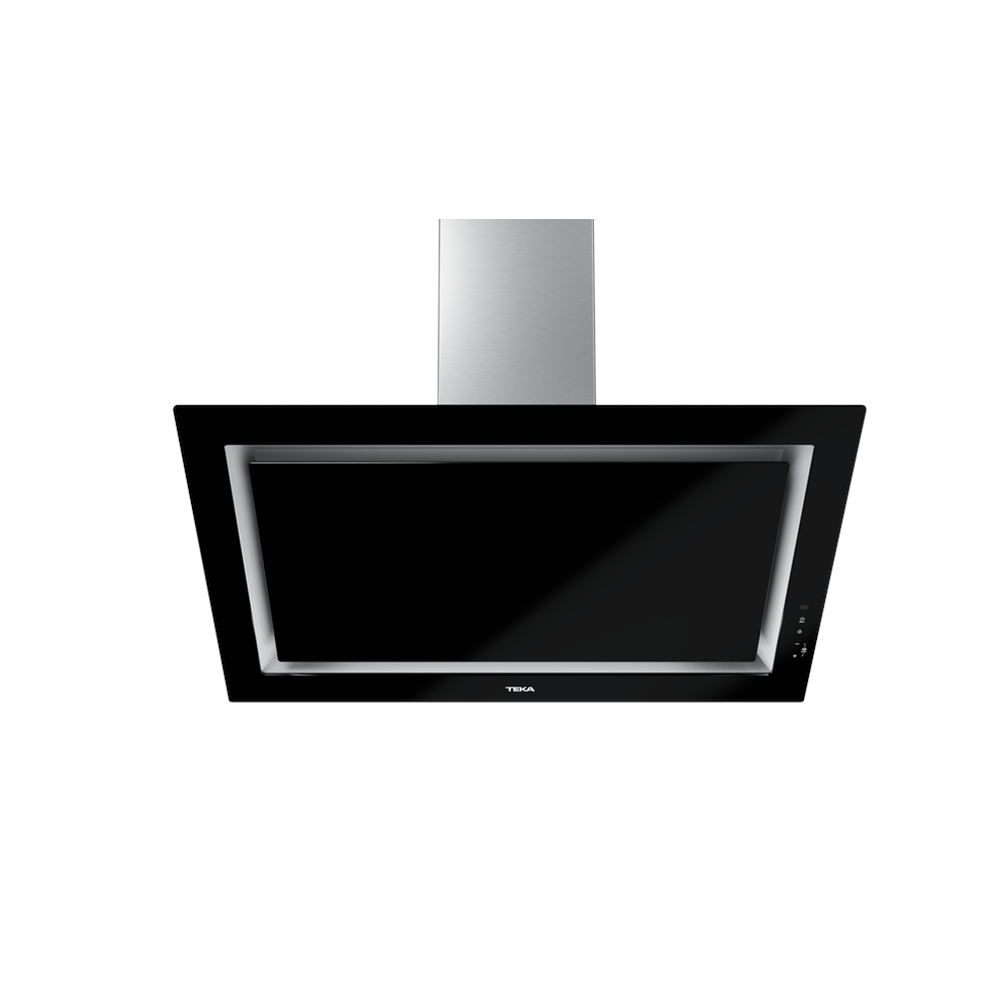 TEKA DLV 98660 BK 90CM 696 m3/h ÇEKİŞLİ SİYAH CAM DAVLUMBAZ