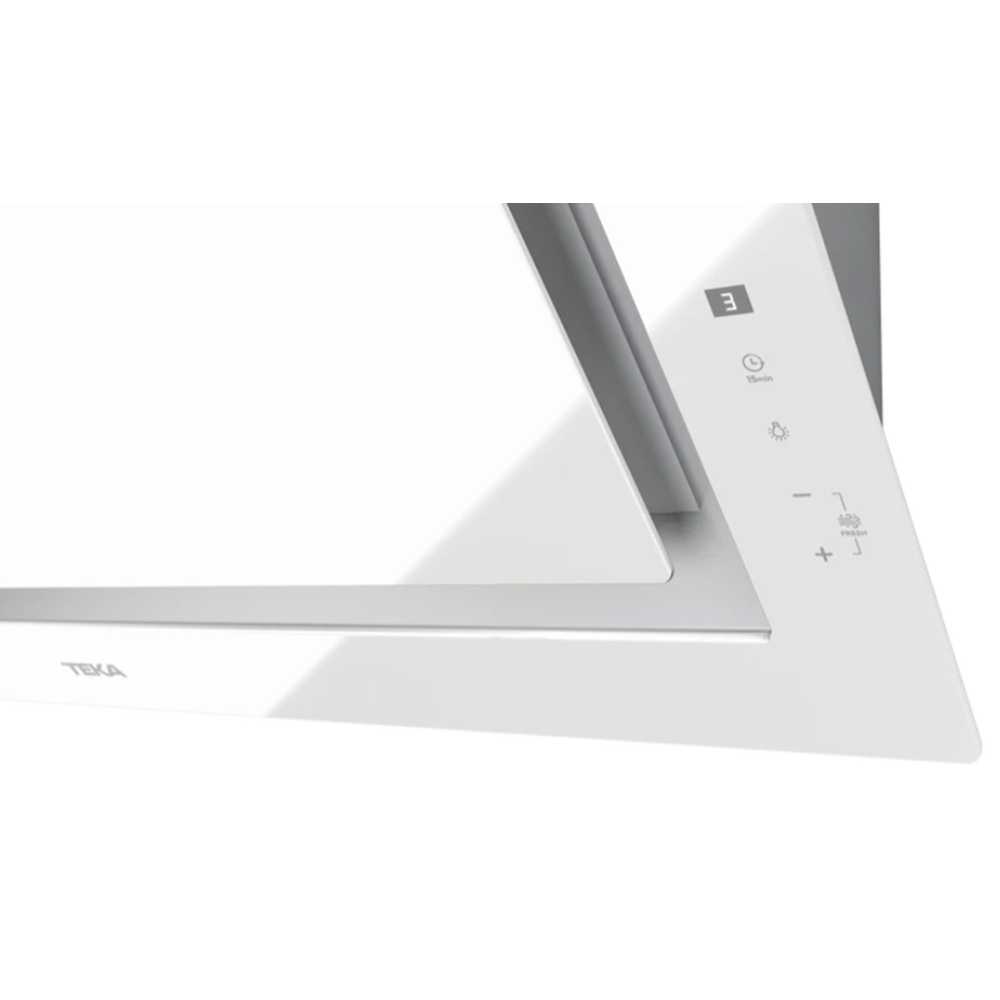 TEKA DLV 98660 TOS WH 90CM 696 m3/h ÇEKİŞLİ DAVLUMBAZ MARBLE WHITE GLASS
