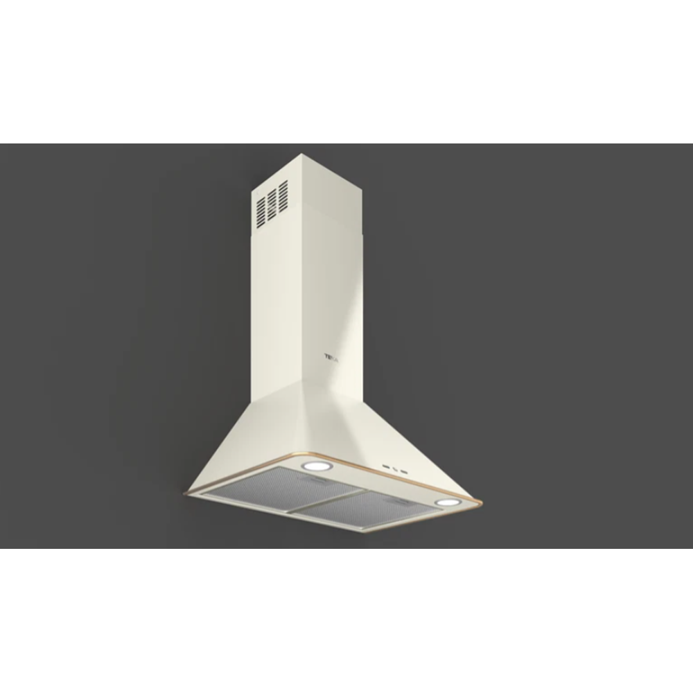 TEKA DOS 60.2 VNB 60CM RUSTİK SERİ 631 m3/h ÇEKİŞLİ DAVLUMBAZ VANİLYA BRASS