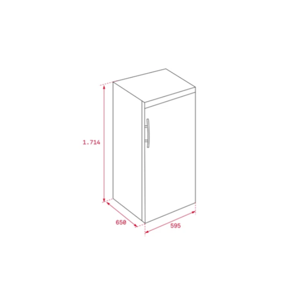 TEKA TGF3 270 SS 290LT. 7 ÇEKMECELİ SOLO DONDURUCU