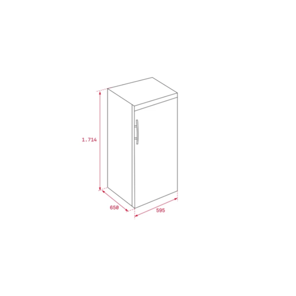 TEKA TGF3 270 WHITE 290LT. 7 ÇEKMECELİ SOLO DONDURUCU
