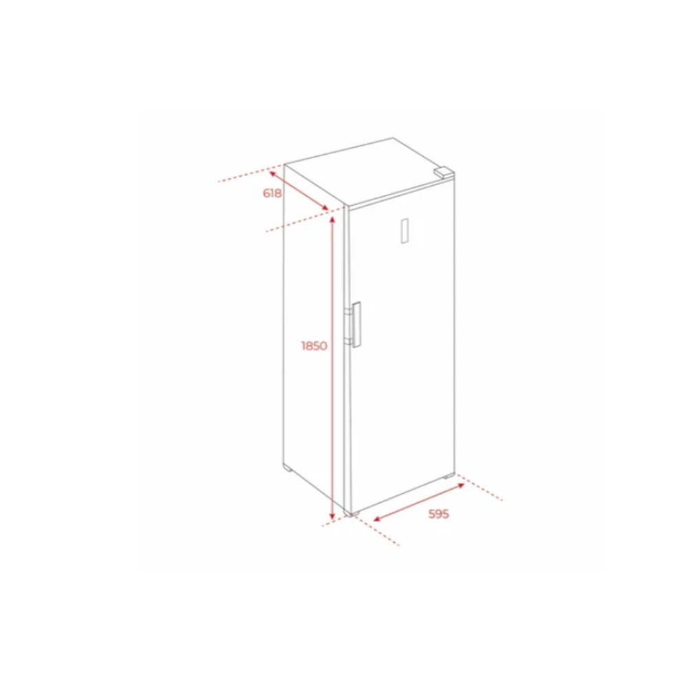 TEKA RSF 75640 SS 372LT. 8 ÇEKMECELİ SOLO DONDURUCU