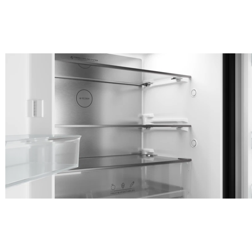 TEKA RFD 77825 GBK 83CM 520LT. FRENCHDOOR GARDROP BUZDOLABI SİYAH CAM