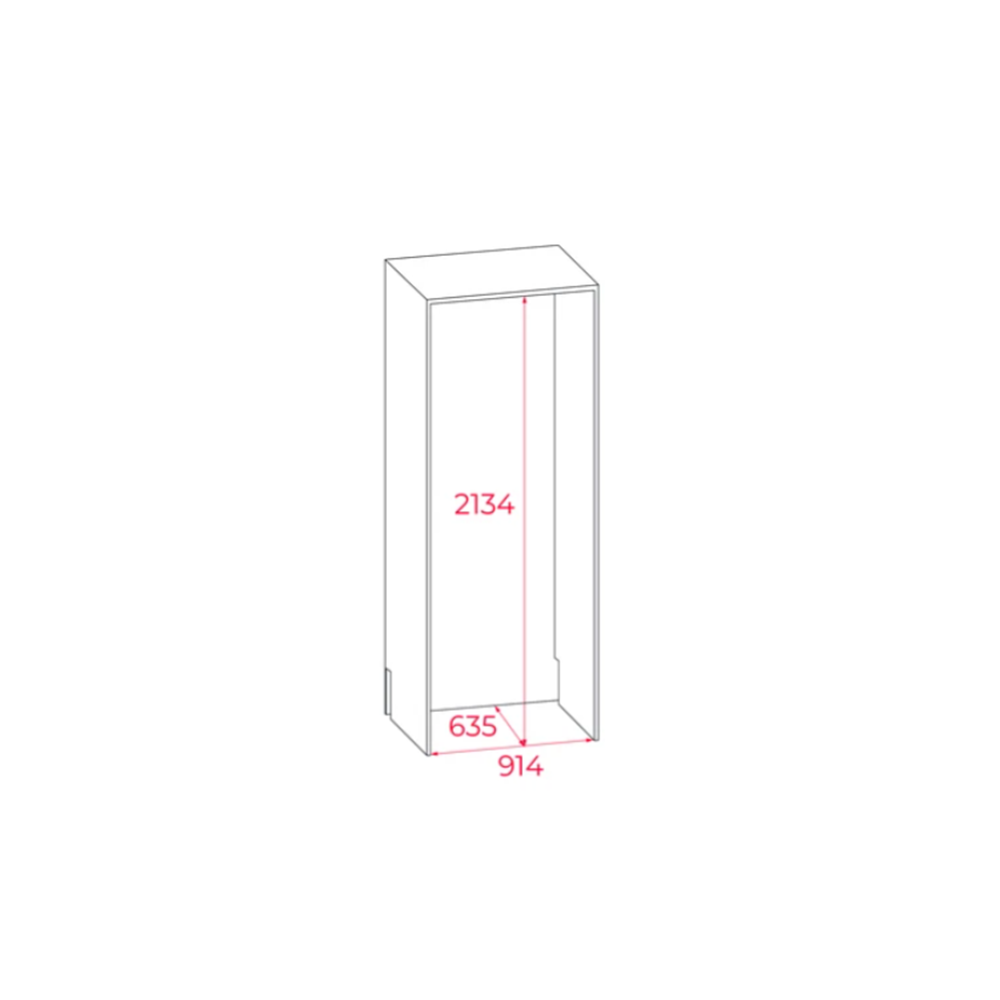 TEKA RBF 78980 FI 90cm 556LT. NOFROST ANKASTRE GARDROP BUZDOLABI