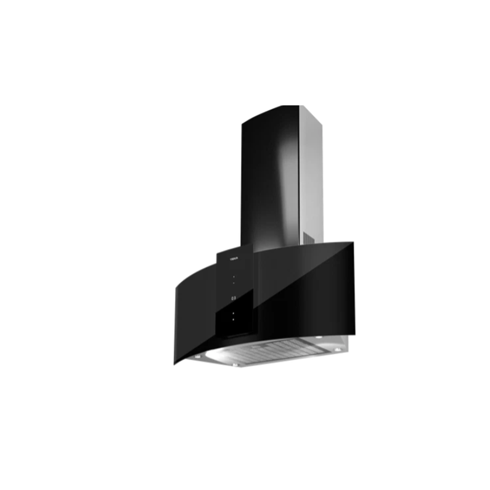 TEKA DU 985 CRISTAL 90CM 920 m3/h ÇEKİŞLİ OVAL SİYAH CAM DAVLUMBAZ