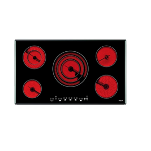 TEKA TR 951 90CM 5 GÖZ VİTROSERAMİK OCAK BLACK GLASS