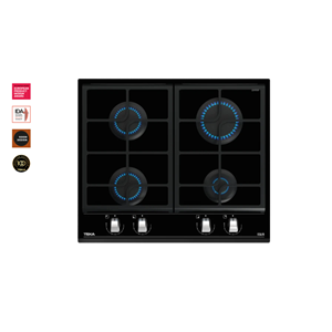 TEKA GZC 64300 XBB 60CM 4 GÖZ SİYAH CAM OCAK
