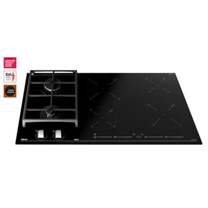 TEKA JZC 96324 BK 90CM 6 GÖZ HYBRID OCAK 2 GÖZ GAZ 4 GÖZ İNDÜKSİYON