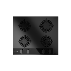 TEKA GBC 64 INFINITY G1 60cm 4 GÖZ GAZLI ITALDESIGN TASARIM OCAK MATT BLACK GLASS
