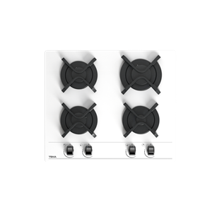 TEKA GBC 64000 KBC WH 60cm 4 GÖZ GAZLI BEYAZ CAM OCAK