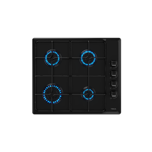 TEKA HLX 640 KBC0E BK 60cm 4 GÖZ GAZLI SİYAH ÇELİK OCAK