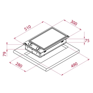 TEKA YZC 32600 XFL BK TEPPANYAKİ VARIOPRO SERİ 6 KADEMELİ