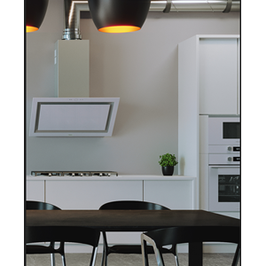TEKA DLV 98660 TOS WH 90CM 696 m3/h ÇEKİŞLİ DAVLUMBAZ MARBLE WHITE GLASS