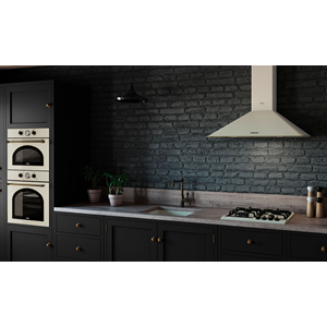 TEKA DOS 90.1 VN RUSTİK SERİ 90CM 650 m3/h ÇEKİŞLİ DAVLUMBAZ VANİLYA BRASS