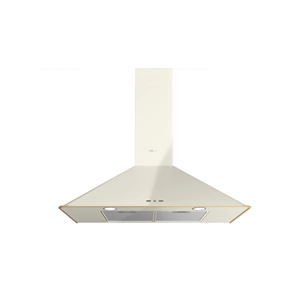 TEKA DOS 90.2 VN RUSTİK SERİ 90CM 631 m3/h ÇEKİŞLİ DAVLUMBAZ VANİLYA BRASS