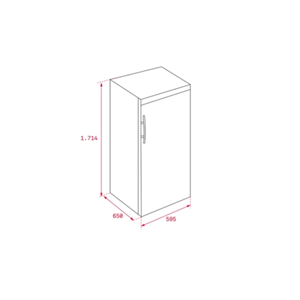 TEKA TGF3 270 SS 290LT. 7 ÇEKMECELİ SOLO DONDURUCU