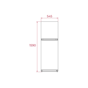 TEKA RTF 3210 WH 159cm 235LT. STATİK SOĞUTMALI SOLO BUZDOLABI