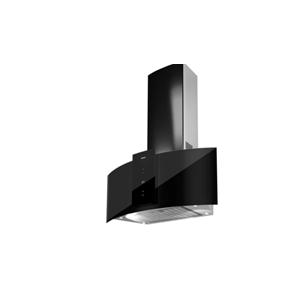 TEKA DU 985 CRISTAL 90CM 920 m3/h ÇEKİŞLİ OVAL SİYAH CAM DAVLUMBAZ