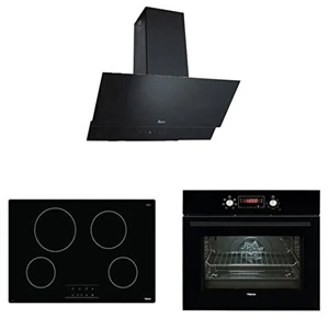 TEKA ATV 90 BK 90CM 550 m3/h ÇEKİŞLİ SİYAH CAM DAVLUMBAZ