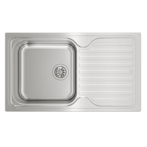 TEKA CLASSIC 1C 1E 86CM ÜST MONTAJ YÖNSÜZ 18/10 ÇELİK EVYE