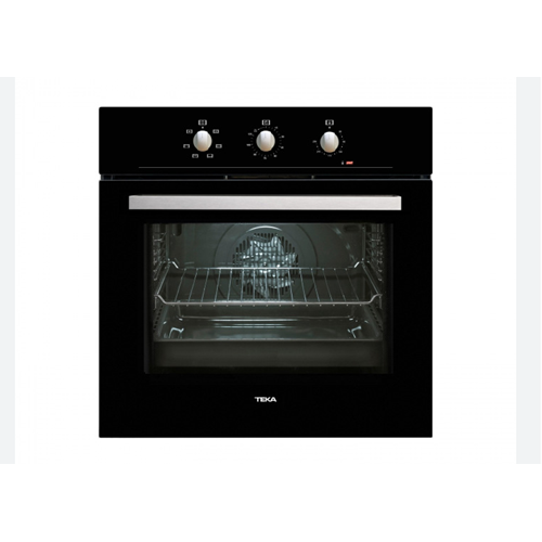 TEKA HE 715 BK 65LT. 6 FONKSİYON SİYAH ÇELİK PANEL ANKASTRE FIRIN
