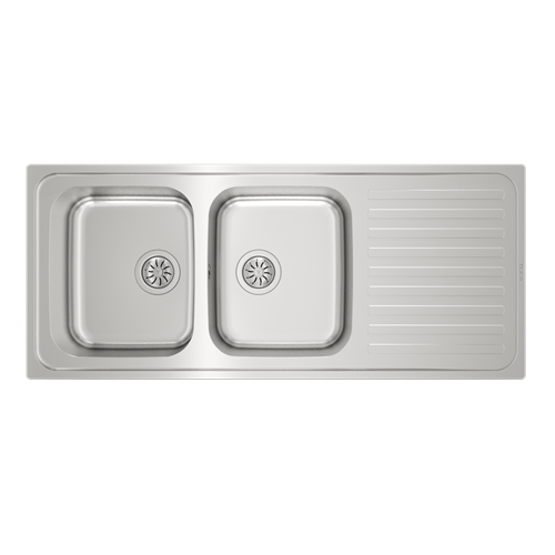 TEKA CLASSIC 2B 1D R SAĞ DAMLALIK ÜST MONTAJ ÇELİK EVYE