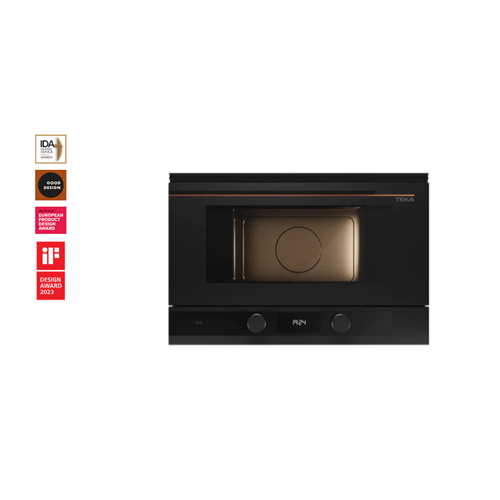 TEKA ML 82 INFINITY G1 ITALDESIGN TASARIM ANKASTRE MİKRODALGA FIRIN MATT BLACK GLASS