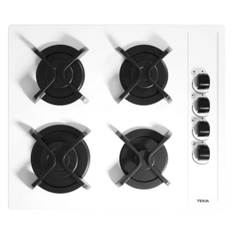 TEKA GBC 64002 KBC WH 60CM GAZLI BEYAZ CAM OCAK