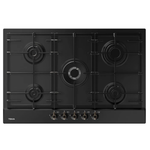 TEKA GSC 75330 RBC AT RUSTIK SERI 75cm GAZLI ÇELİK OCAK ANTRASIT BRASS