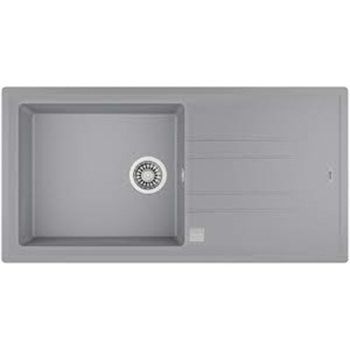 TEKA STONE 60 L- TG 1B 1D AUTO STONE GREY TEGRANİT ÜST MONTAJ EVYE