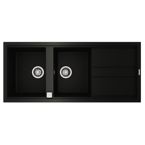 TEKA NOVA 80 B-TG 2B 1D BLACK TEGRANİT ÜST MONTAJ EVYE