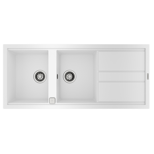 TEKA NOVA 80 B-TG 2B 1D ARTIC WHITE TEGRANİT ÜST MONTAJ EVYE