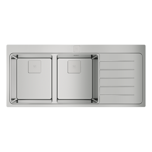 TEKA ZENIT R15 2B 1D L 2Ø AUTO WST SOL DAMLALIK PASLANMAZ ÇELİK EVYE