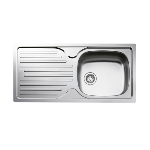 TEKA INFANT OB 1B 1D INFANT SERİ 86CM YÖNSÜZ ÜST MONTAJ ÇELİK EVYE