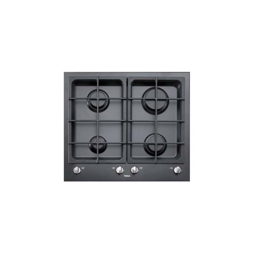 TEKA EW 60 4G AI AL CI BLACK 60cm 4 GÖZ GAZLI DARK INOX OCAK
