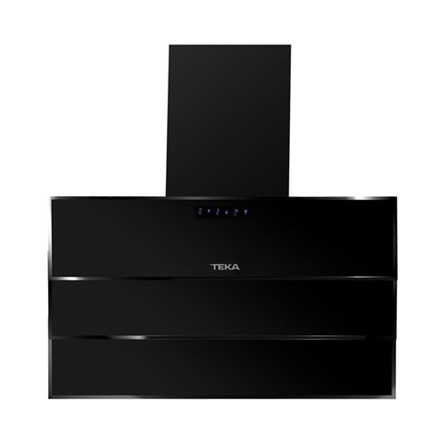 TEKA TVT 90 BK 90CM 800 m³ ÇEKİŞLİ SİYAH CAM DAVLUMBAZ