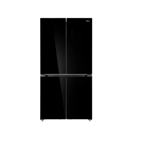 TEKA RMF 75820 GBK 4 KAPILI 84cm 436LT. SİYAH CAM GARDROP BUZDOLABI